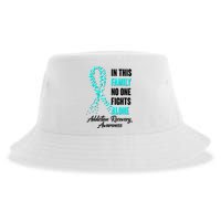 In This Family No One Fight Alone Addiction Recovery Awareness Sustainable Bucket Hat
