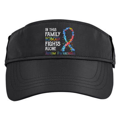 In This Family Nobody Fights Alone Autism Adult Drive Performance Visor