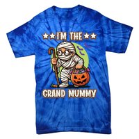 IM The Grand Mummy Halloween Mummy Grandma Great Gift Tie-Dye T-Shirt