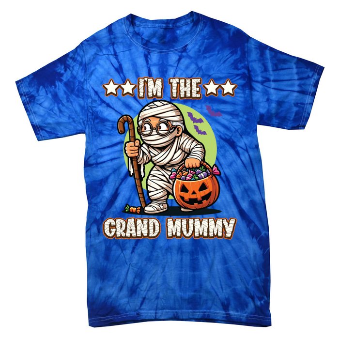 IM The Grand Mummy Halloween Mummy Grandma Great Gift Tie-Dye T-Shirt