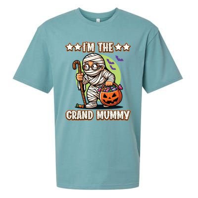 IM The Grand Mummy Halloween Mummy Grandma Great Gift Sueded Cloud Jersey T-Shirt