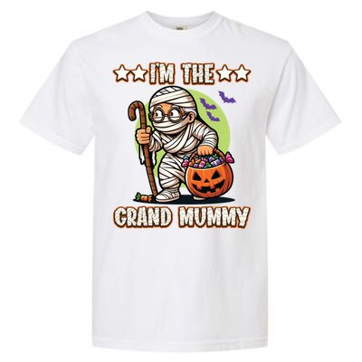 IM The Grand Mummy Halloween Mummy Grandma Great Gift Garment-Dyed Heavyweight T-Shirt