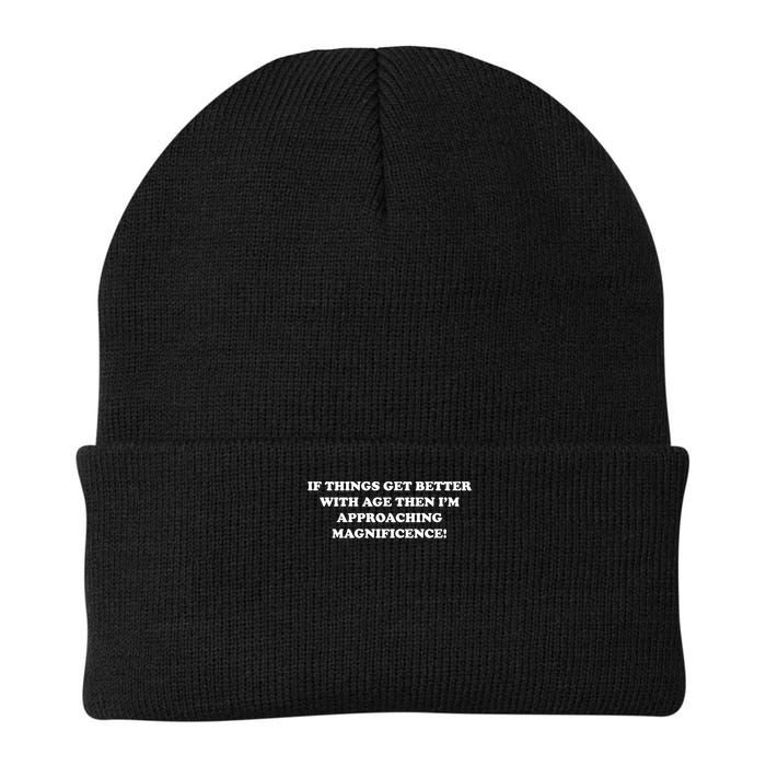 If Things Get Better With Age, Funny Ageing Knit Cap Winter Beanie