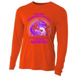 Im The Grandma Witch Like A Normal Grandma Halloween Costume Gift Cooling Performance Long Sleeve Crew