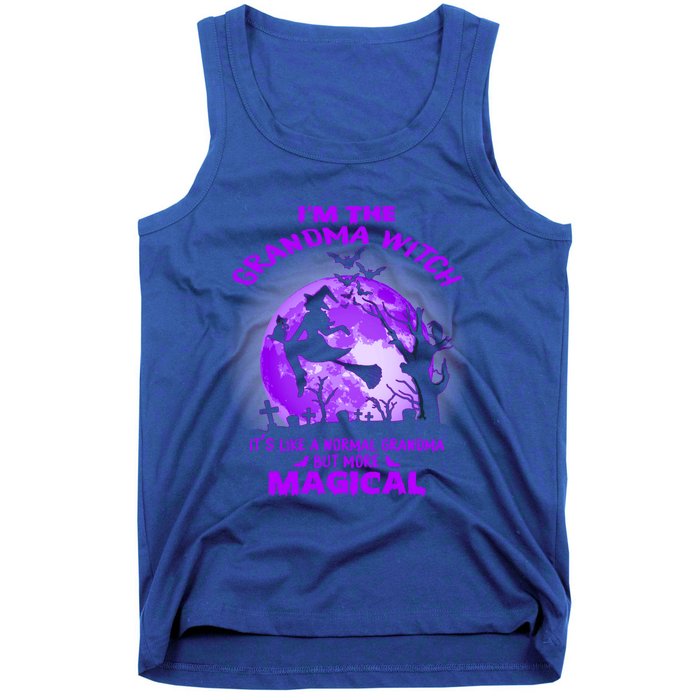 Im The Grandma Witch Like A Normal Grandma Halloween Costume Gift Tank Top