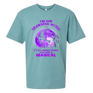 Im The Grandma Witch Like A Normal Grandma Halloween Costume Gift Sueded Cloud Jersey T-Shirt