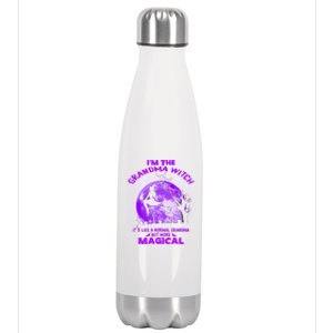 Im The Grandma Witch Like A Normal Grandma Halloween Costume Gift Stainless Steel Insulated Water Bottle