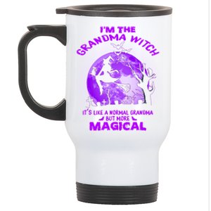 Im The Grandma Witch Like A Normal Grandma Halloween Costume Gift Stainless Steel Travel Mug