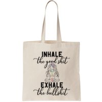Inhale The Good Exhale The Bullshit Chakra Meditation Yoga Bag