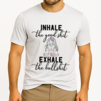 Inhale The Good Exhale The Bullshit Chakra Meditation Yoga Performance Shirt
