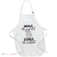 Inhale The Good Exhale The Bullshit Chakra Meditation Yoga Apron