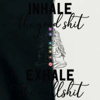 Inhale The Good Exhale The Bullshit Chakra Meditation Yoga Infant Baby Jersey Bodysuit