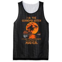 IM The Grandma Witch Like A Normal Grandma Halloween Gifts Mesh Reversible Basketball Jersey Tank