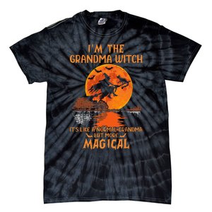 IM The Grandma Witch Like A Normal Grandma Halloween Gifts Tie-Dye T-Shirt