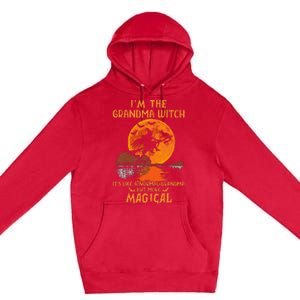 IM The Grandma Witch Like A Normal Grandma Halloween Gifts Premium Pullover Hoodie