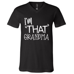 IM That Grandma Funny Best Aunt V-Neck T-Shirt