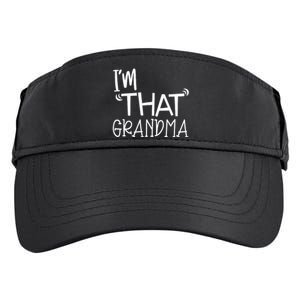 IM That Grandma Funny Best Aunt Adult Drive Performance Visor