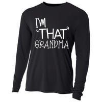 IM That Grandma Funny Best Aunt Cooling Performance Long Sleeve Crew