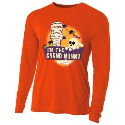 IM The Grand Mummy Mummy Spider Halloween Cool Gift Cooling Performance Long Sleeve Crew