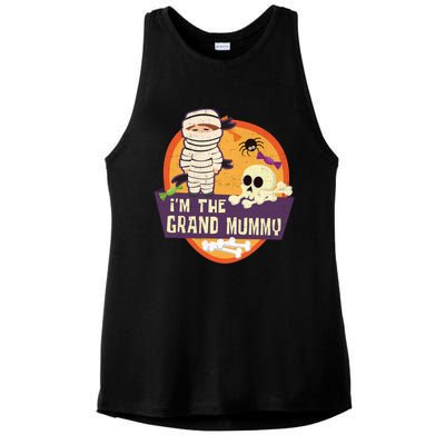 IM The Grand Mummy Mummy Spider Halloween Cool Gift Ladies PosiCharge Tri-Blend Wicking Tank