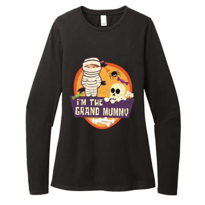 IM The Grand Mummy Mummy Spider Halloween Cool Gift Womens CVC Long Sleeve Shirt