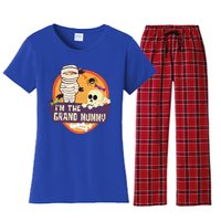 IM The Grand Mummy Mummy Spider Halloween Cool Gift Women's Flannel Pajama Set