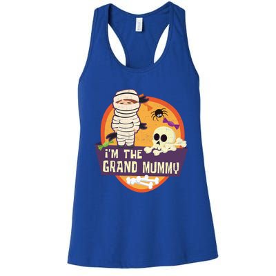 IM The Grand Mummy Mummy Spider Halloween Cool Gift Women's Racerback Tank