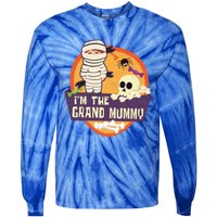 IM The Grand Mummy Mummy Spider Halloween Cool Gift Tie-Dye Long Sleeve Shirt