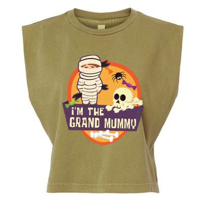 IM The Grand Mummy Mummy Spider Halloween Cool Gift Garment-Dyed Women's Muscle Tee