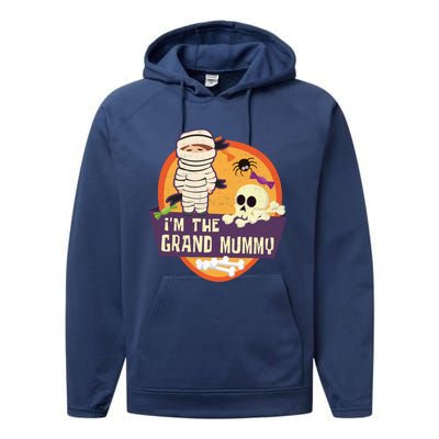 IM The Grand Mummy Mummy Spider Halloween Cool Gift Performance Fleece Hoodie