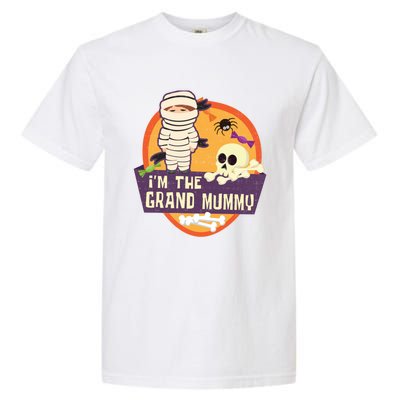 IM The Grand Mummy Mummy Spider Halloween Cool Gift Garment-Dyed Heavyweight T-Shirt