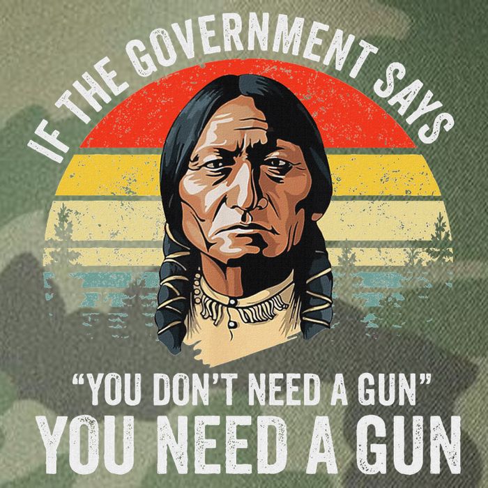 If The Government Says You Don't Need A Gun, Funny Quotes Legacy Tie Dye Trucker Hat