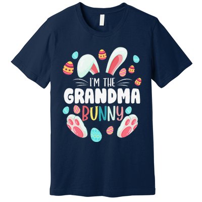 I'm The Grandma Bunny Matching Family Easter Party Premium T-Shirt