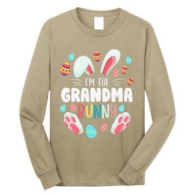 I'm The Grandma Bunny Matching Family Easter Party Long Sleeve Shirt