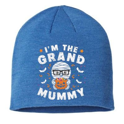 IM The Grand Mummy Halloween Mummy Grandparent Cute Gift Sustainable Beanie