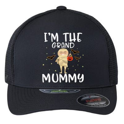 Im The Grand Mummy Halloween Funny Grandma Flexfit Unipanel Trucker Cap