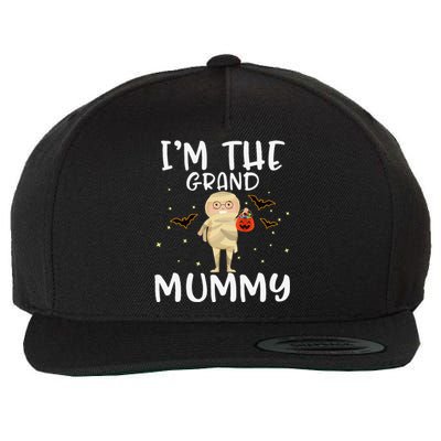 Im The Grand Mummy Halloween Funny Grandma Wool Snapback Cap