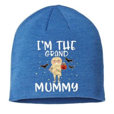 Im The Grand Mummy Halloween Funny Grandma Sustainable Beanie