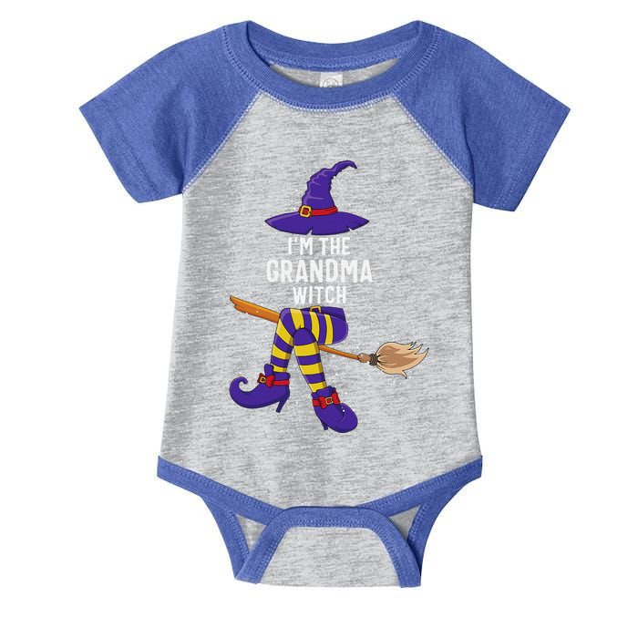 Im The Grandma Witch Halloween Matching Group Costume Gift Infant Baby Jersey Bodysuit