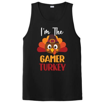 Im The Gamer Turkey Cute Family Matching Thanksgiving Gift PosiCharge Competitor Tank