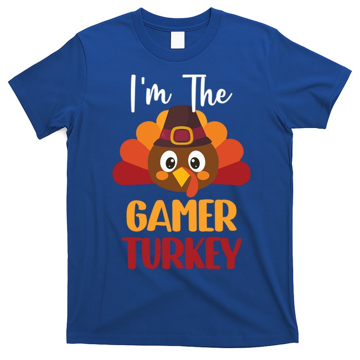 Im The Gamer Turkey Cute Family Matching Thanksgiving Gift T-Shirt