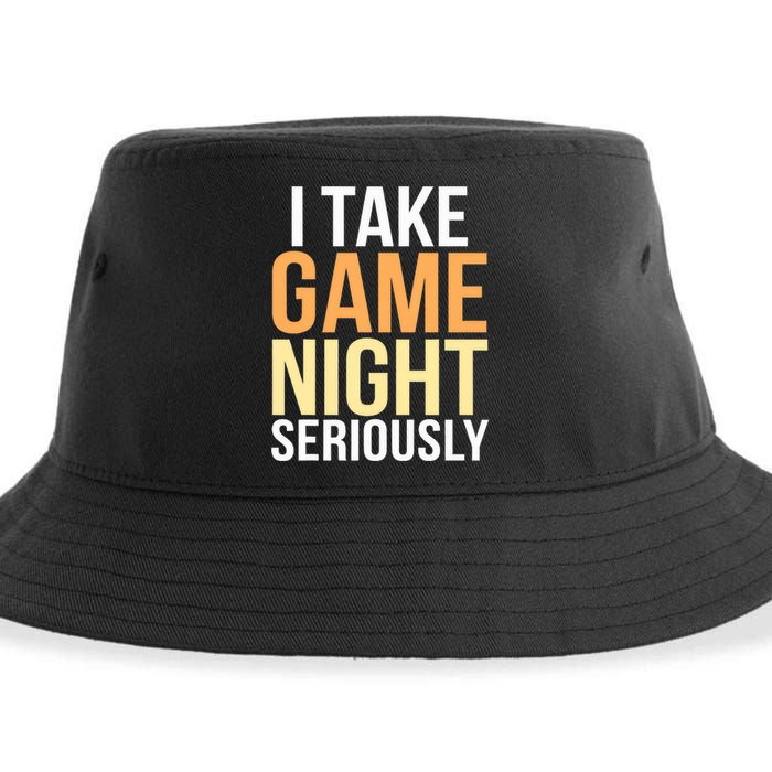 I Take Game Night Seriously Board Game Sustainable Bucket Hat