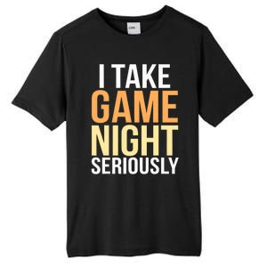 I Take Game Night Seriously Board Game Tall Fusion ChromaSoft Performance T-Shirt