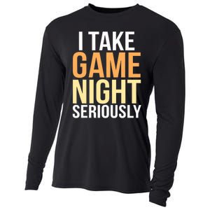 I Take Game Night Seriously Board Game Cooling Performance Long Sleeve Crew