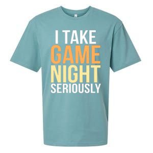 I Take Game Night Seriously Board Game Sueded Cloud Jersey T-Shirt