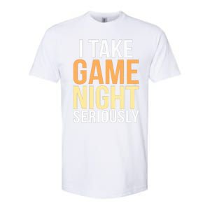 I Take Game Night Seriously Board Game Softstyle CVC T-Shirt