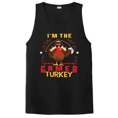 Im The Gamer Turkey Meaningful Gift Funny Thanksgiving Day Gift PosiCharge Competitor Tank