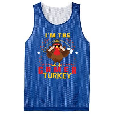 Im The Gamer Turkey Meaningful Gift Funny Thanksgiving Day Gift Mesh Reversible Basketball Jersey Tank