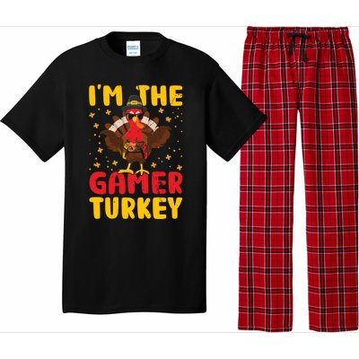 Im The Gamer Turkey Thanksgiving Professional Gamer Love Gift Pajama Set