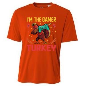 Im The Gamer Turkey Video Gaming Happy Funny Thanksgiving Gift Cooling Performance Crew T-Shirt